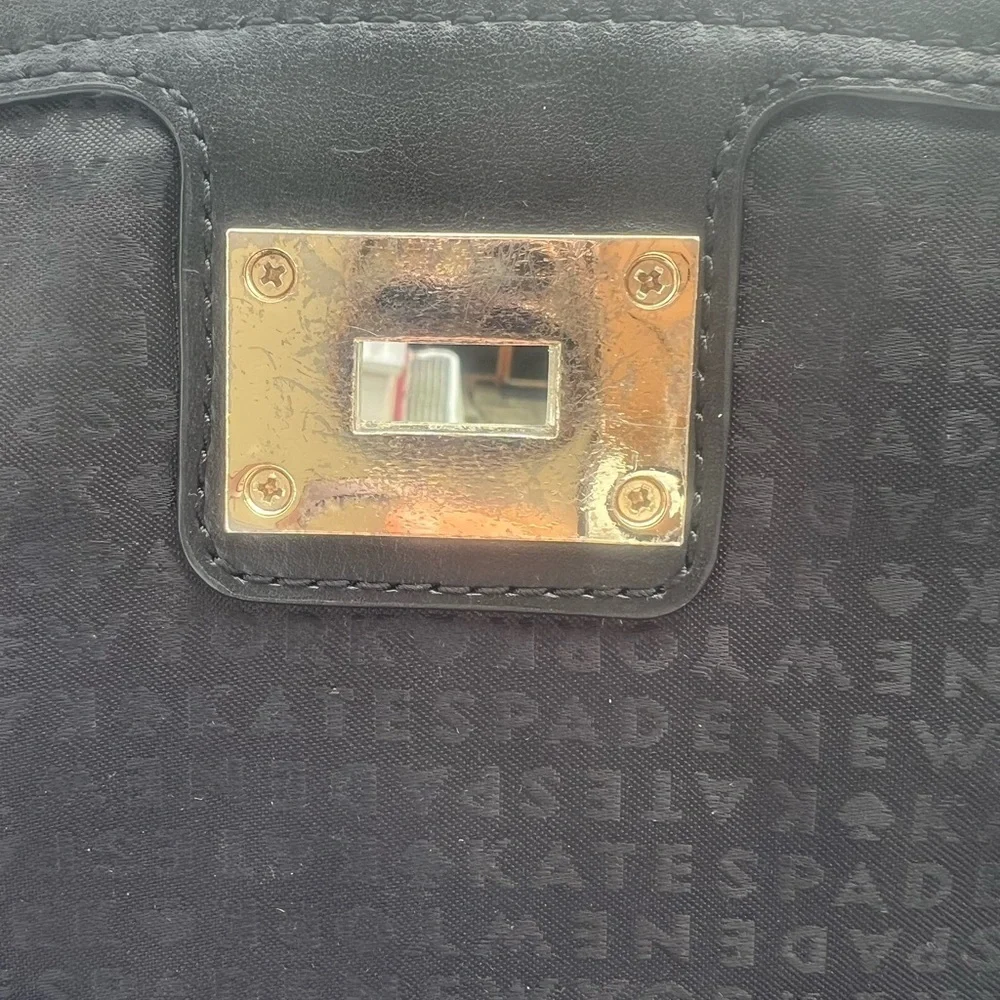 Kate Spade Black Leather Crossbody Bag
